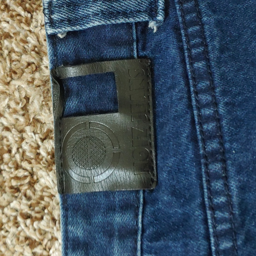 Y2K NOIZ Jeans Men's Hip Hop Baggy Retro Streetwear Denim Size 52x32 - Picture 4 of 5